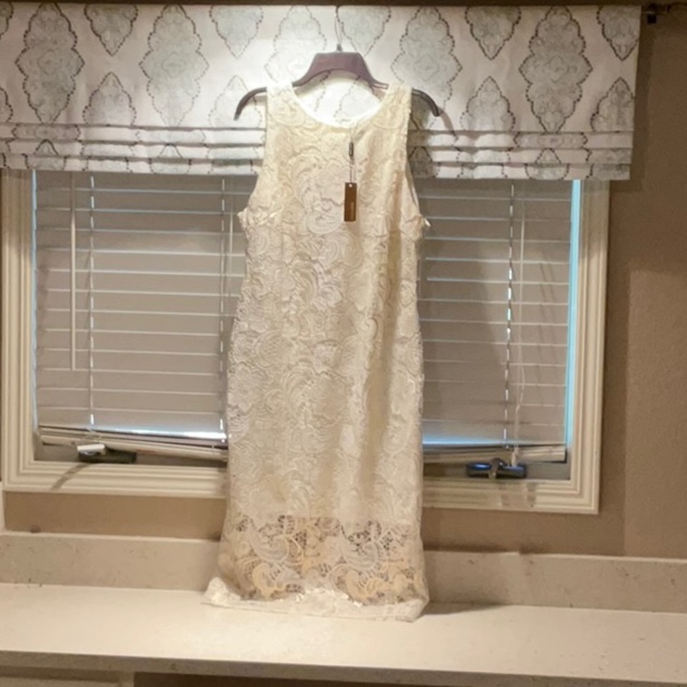 Alexia Admor White Lace Dress